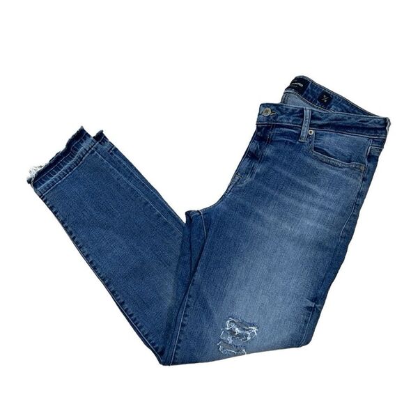 Lucky Brand Distressed Stretchy Denim Jeans Pants(Size 10) - Picture 3 of 8